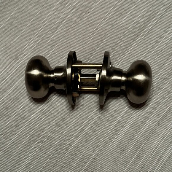 Satin Nickel Door Knob Handle Interior 6 Privacy 4 Passage NWOT Bundle of 10 - Picture 5 of 9